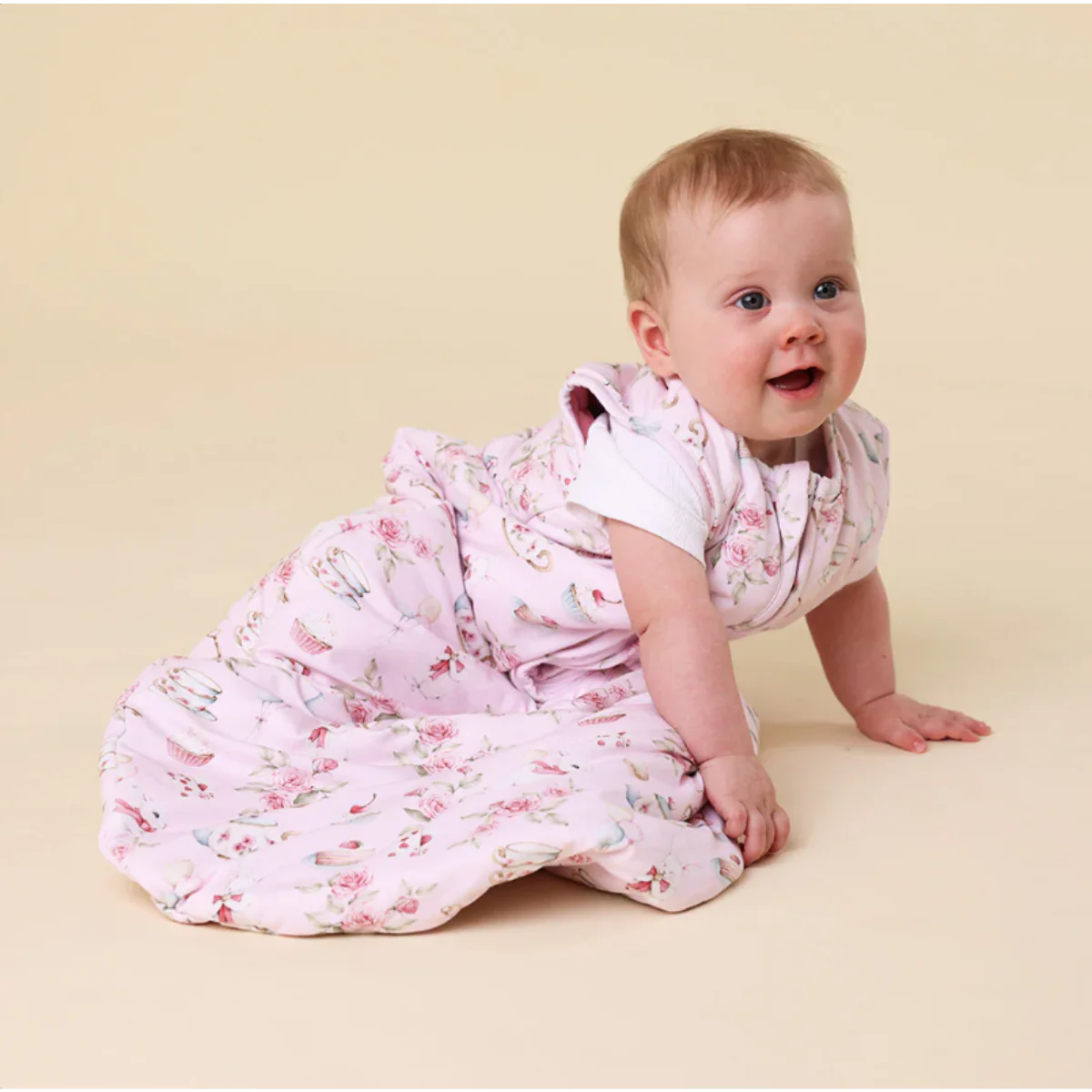 Alice's Tea Party Organic Sleeping Bag - Image 2