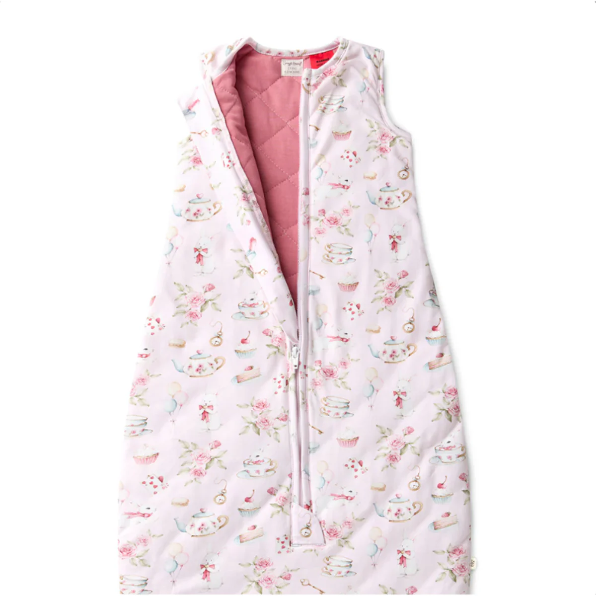 Alice's Tea Party Organic Sleeping Bag - Image 4