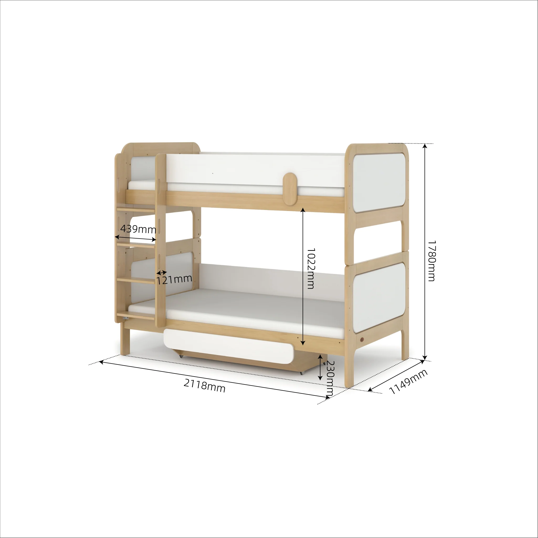 Altona King Single Bunk Bed - Image 2