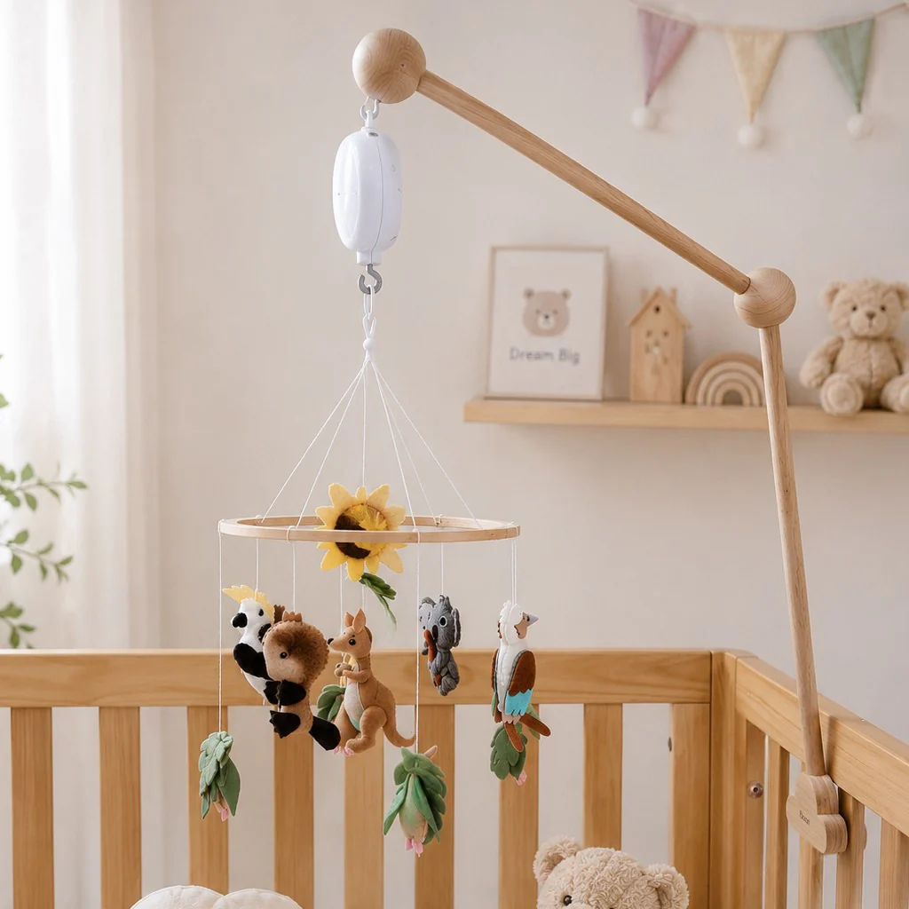 Aussie Friends Musical Baby Mobile - Image 2
