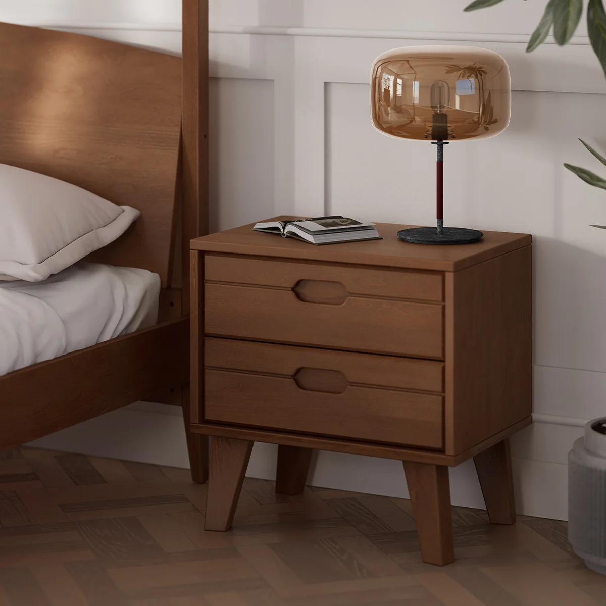 Ballet 2 Drawer Bedside Table - Image 18