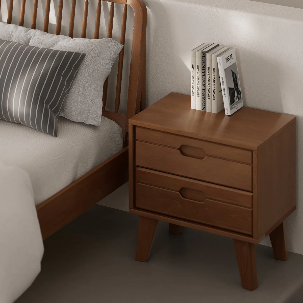 Ballet 2 Drawer Bedside Table - Image 19