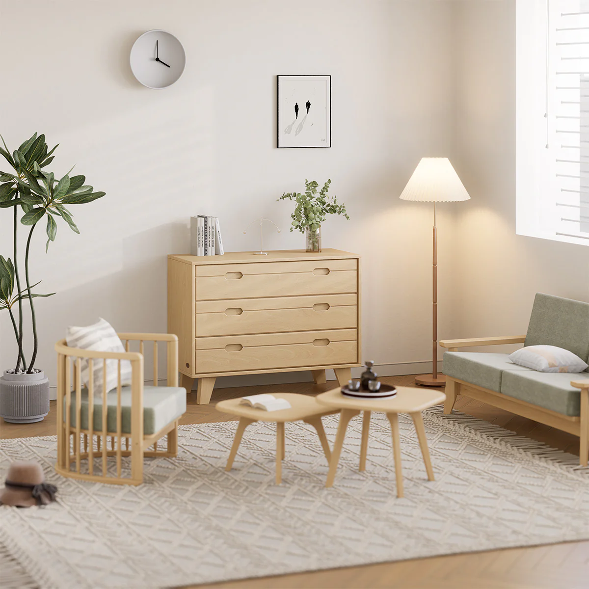 Ballet 3 Drawer Dresser | Solid Timber | Boori Australia - Image 5