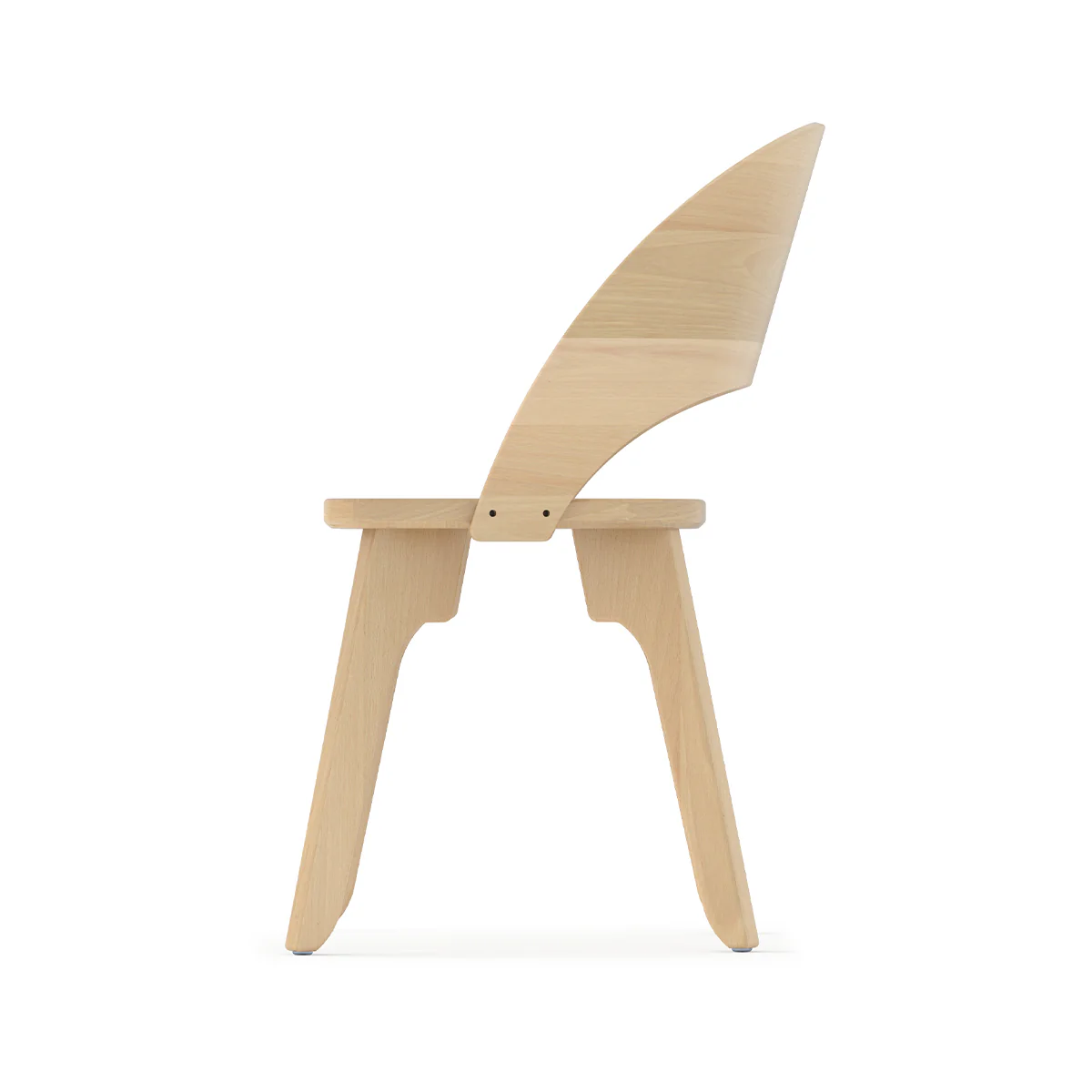 Ballet Curved Dining Chair - Image 15