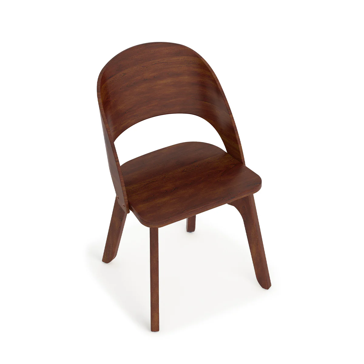 Ballet Curved Dining Chair - Image 8