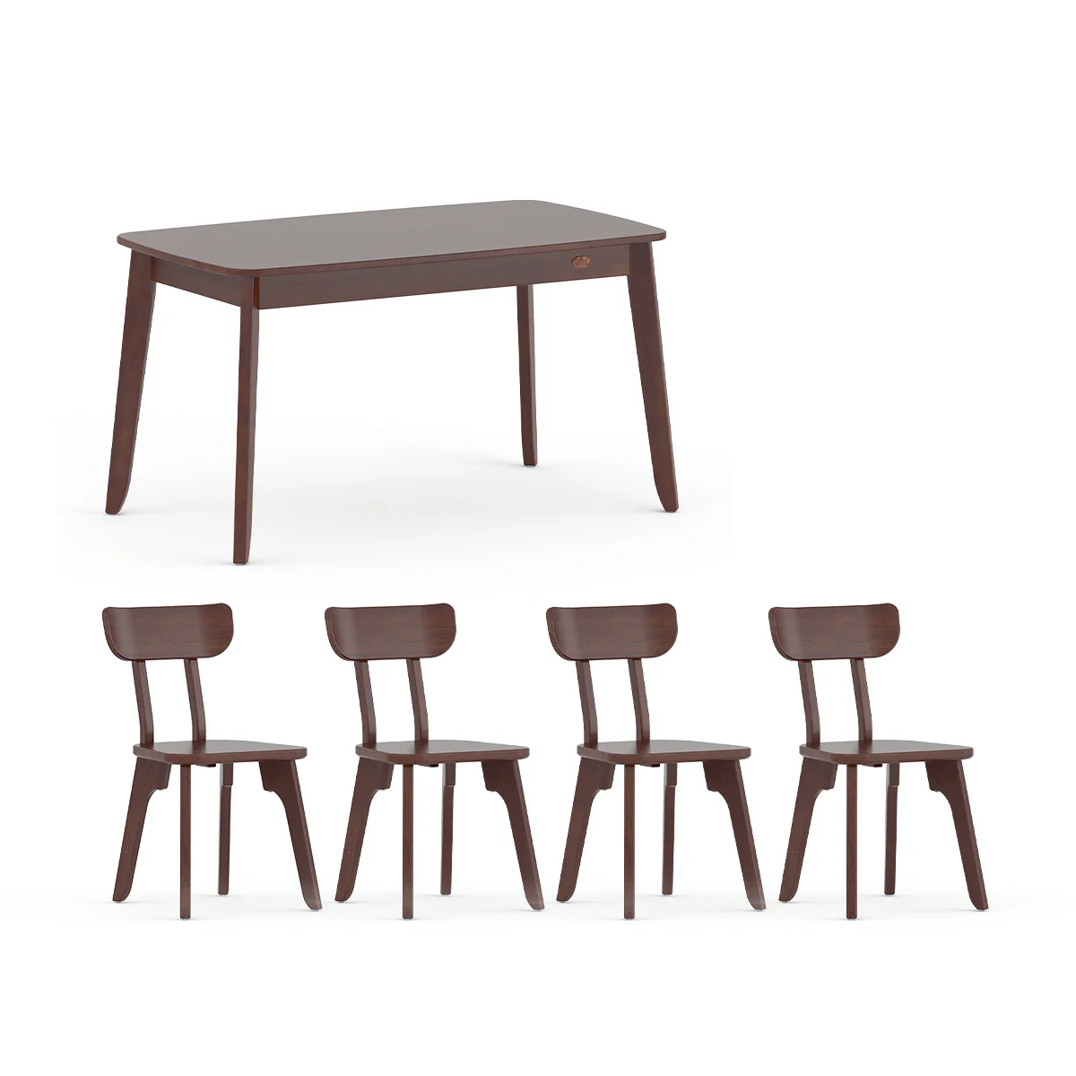 Ballet Dining Table (1.4m) with 4 Chairs Package - Image 10