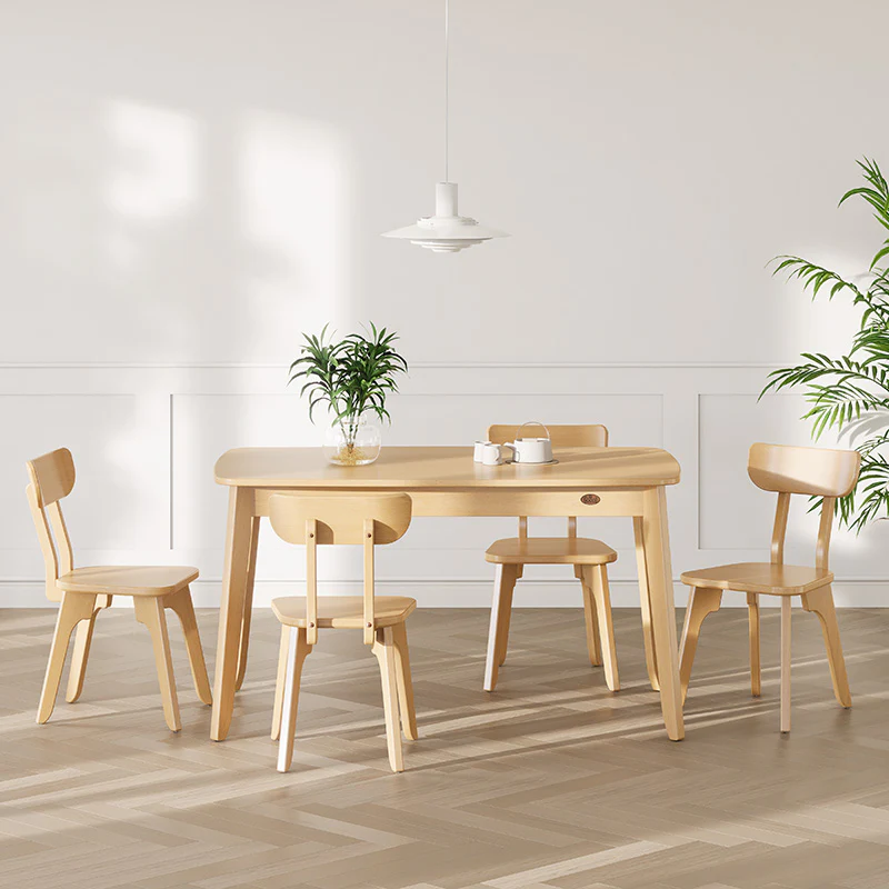 Ballet Dining Table (1.4m) with 4 Chairs Package - Image 3