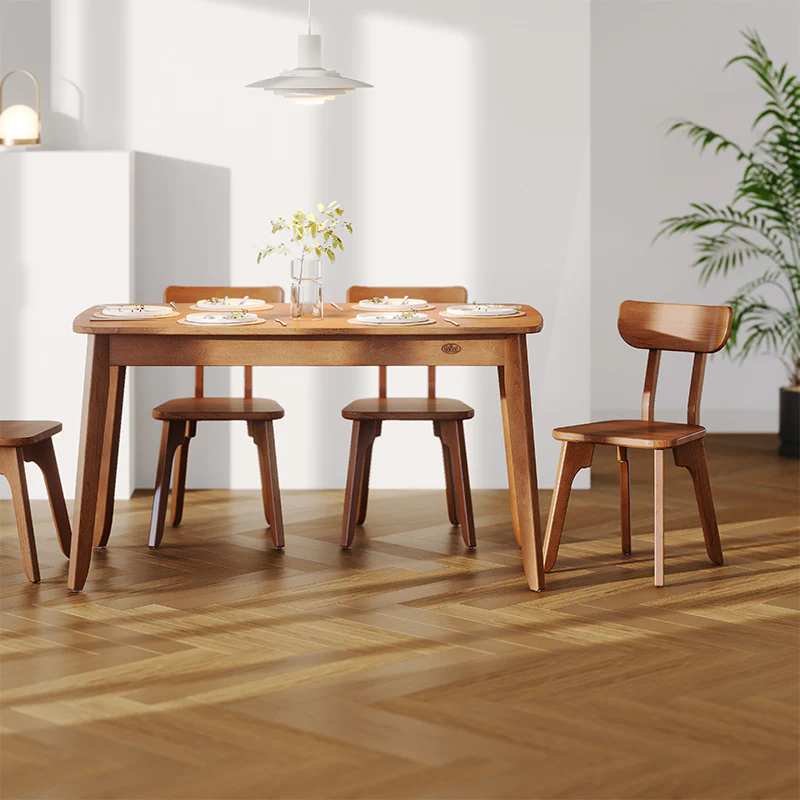 Ballet Dining Table (1.4m) with 4 Chairs Package - Image 5