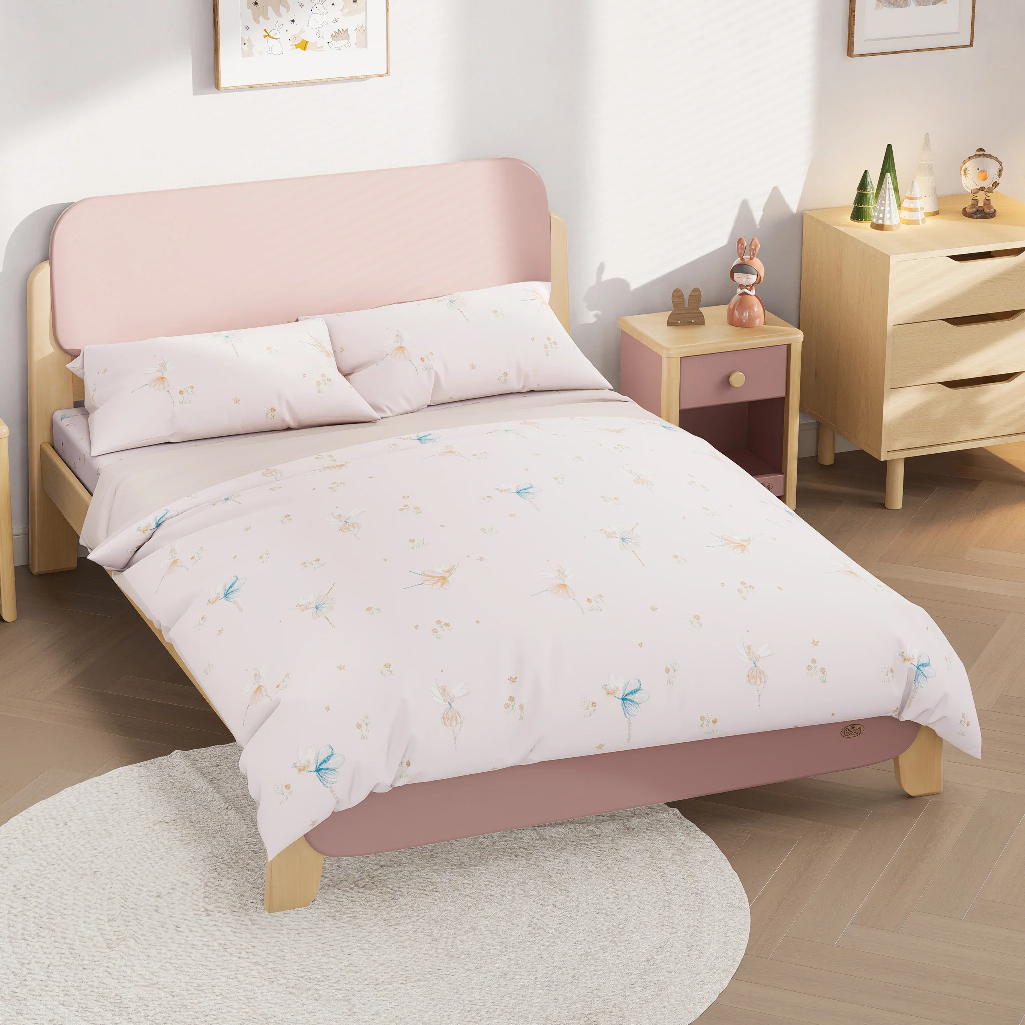 Ballet Garden Double Quilt Cover Set - Image 2