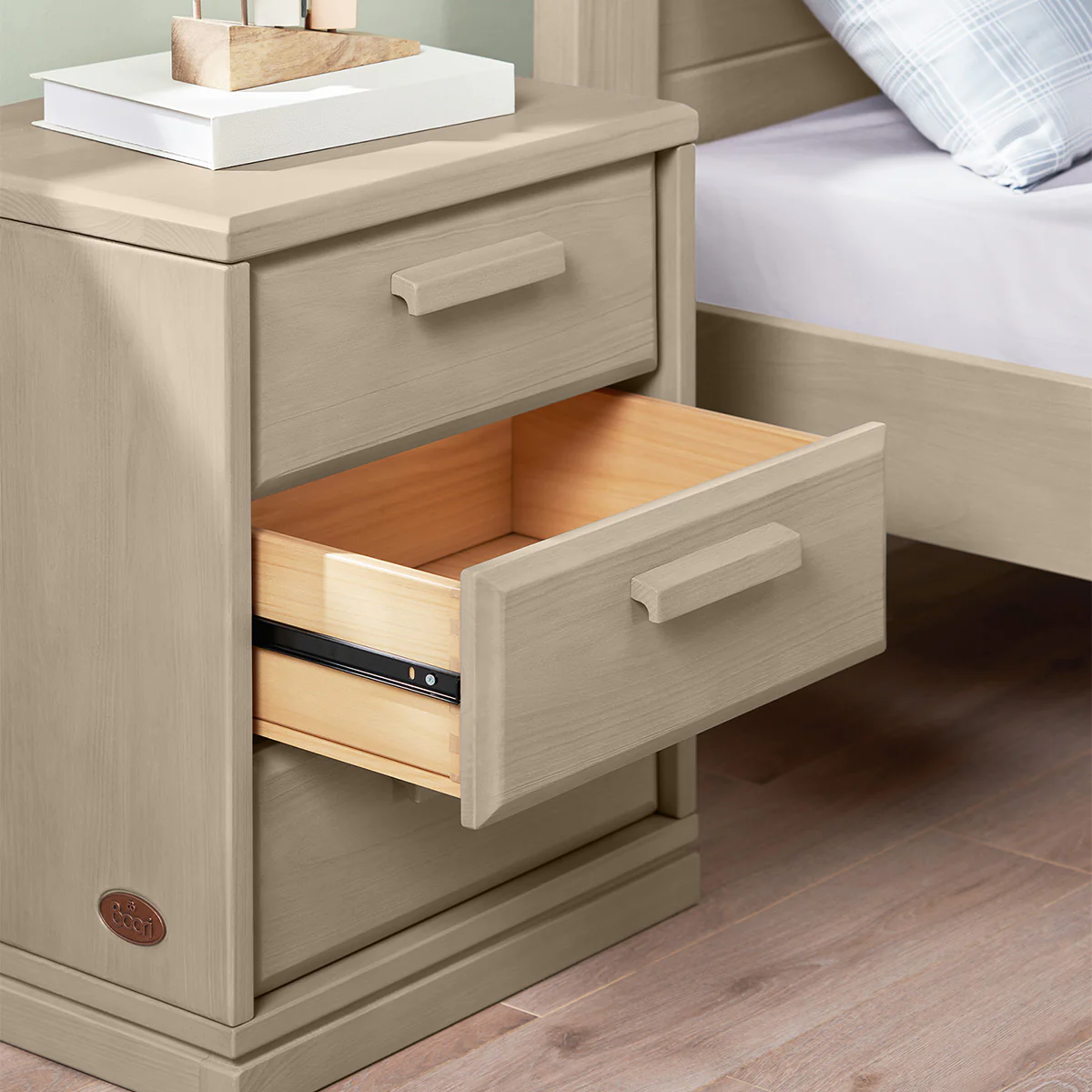 Block 3 Drawer Bedside Table - Image 16