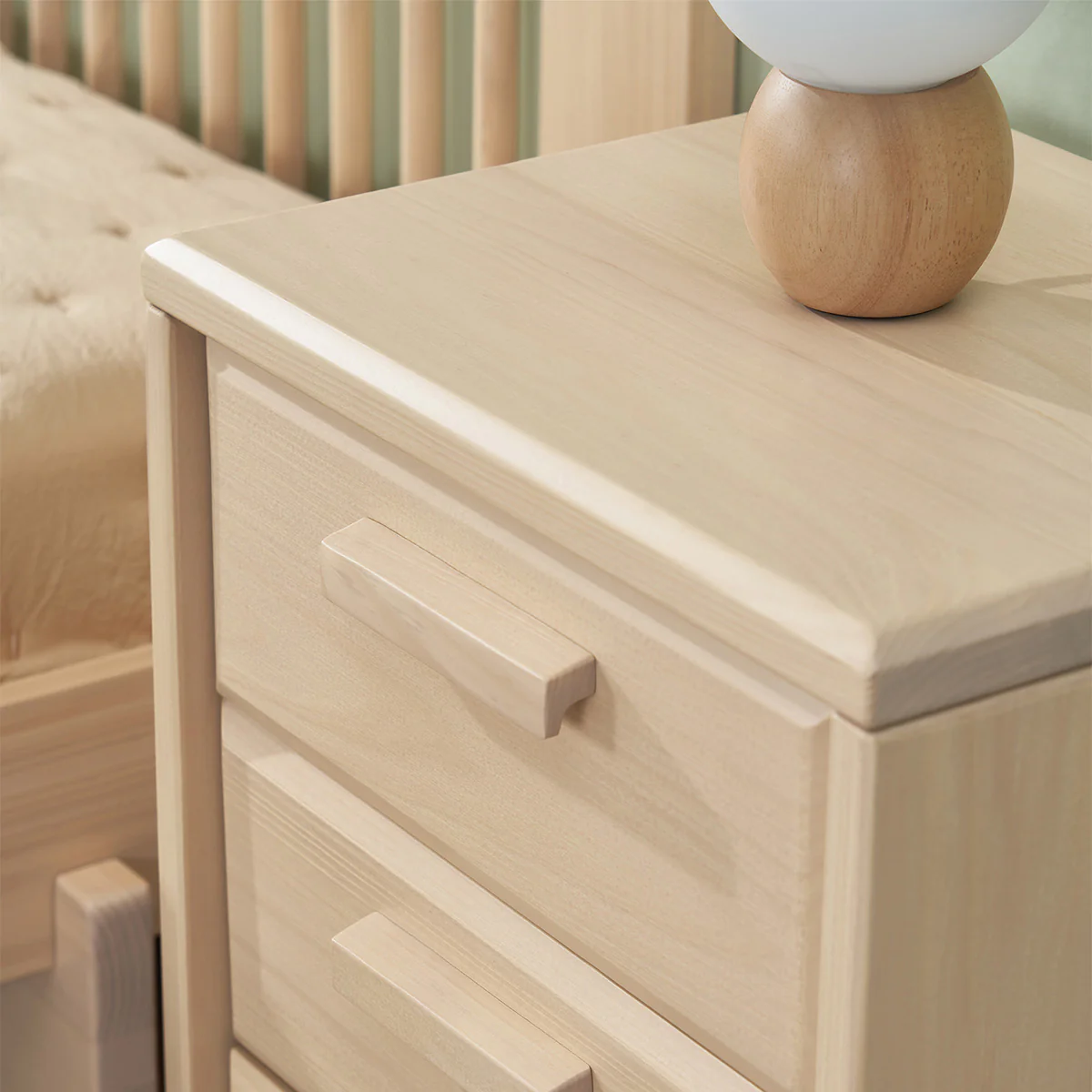 Block 3 Drawer Bedside Table - Image 9