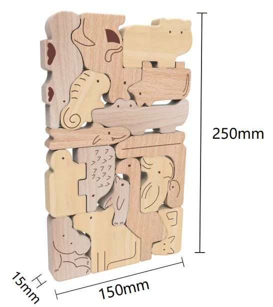 Aussie Animal Stacking Blocks - Natural - Image 10