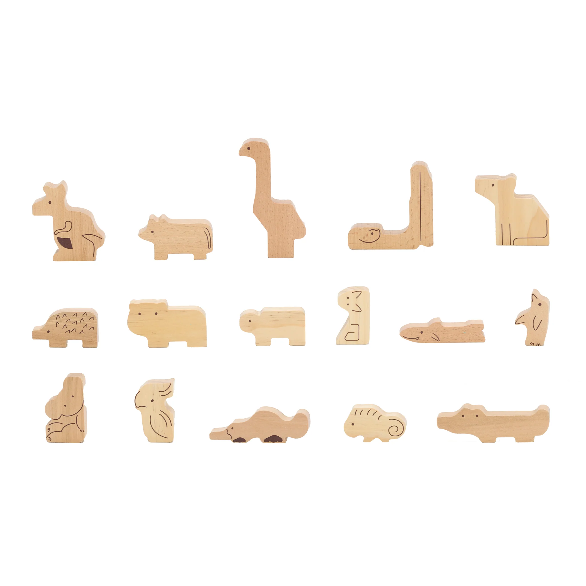 Aussie Animal Stacking Blocks - Natural - Image 11