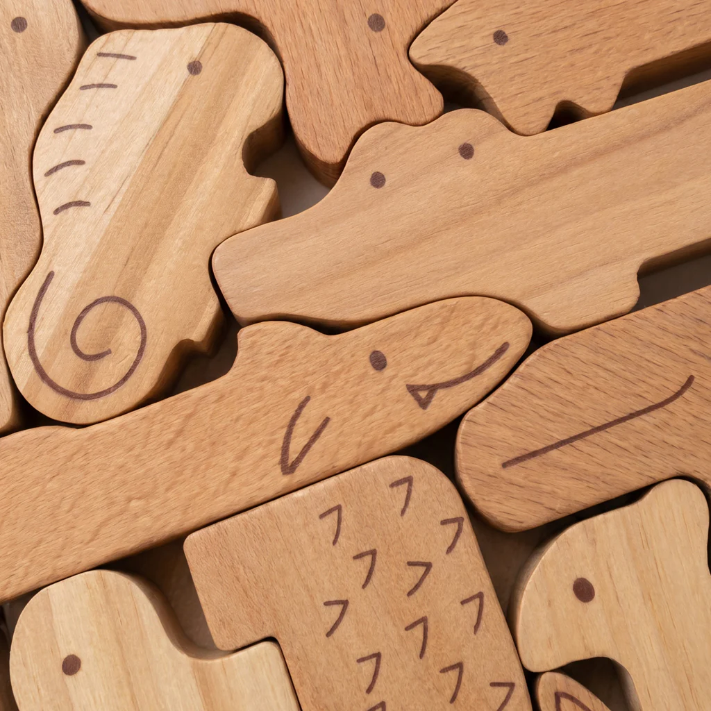 Aussie Animal Stacking Blocks - Natural - Image 5