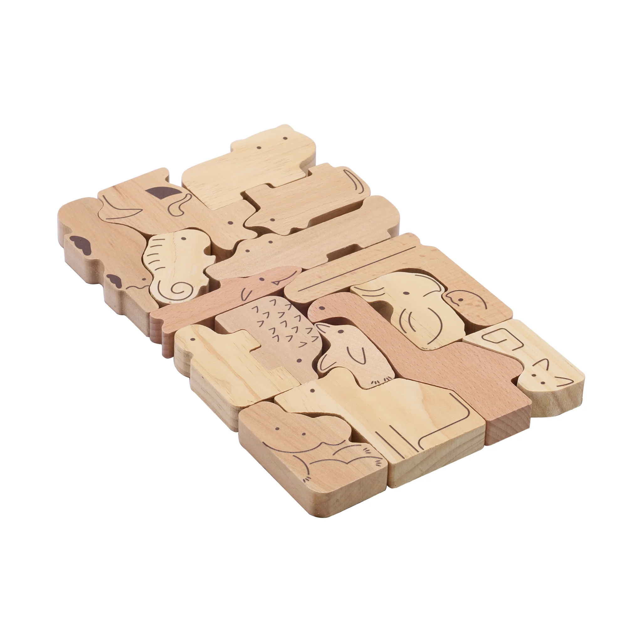 Aussie Animal Stacking Blocks - Natural - Image 9