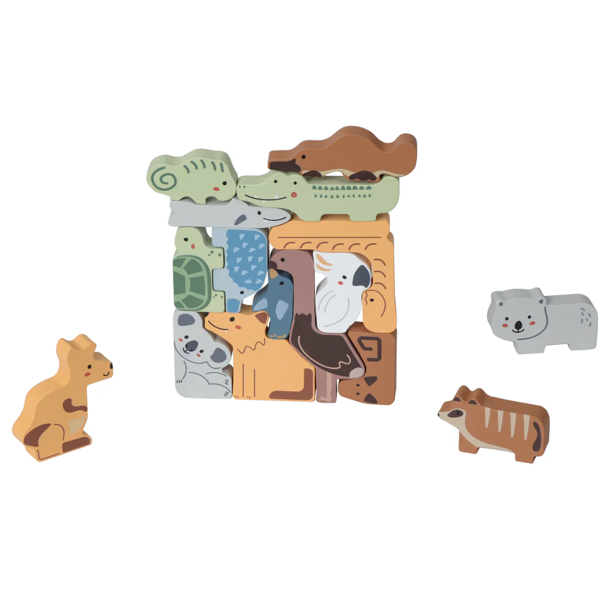 Aussie Animal Stacking Blocks - Coloured - Image 10