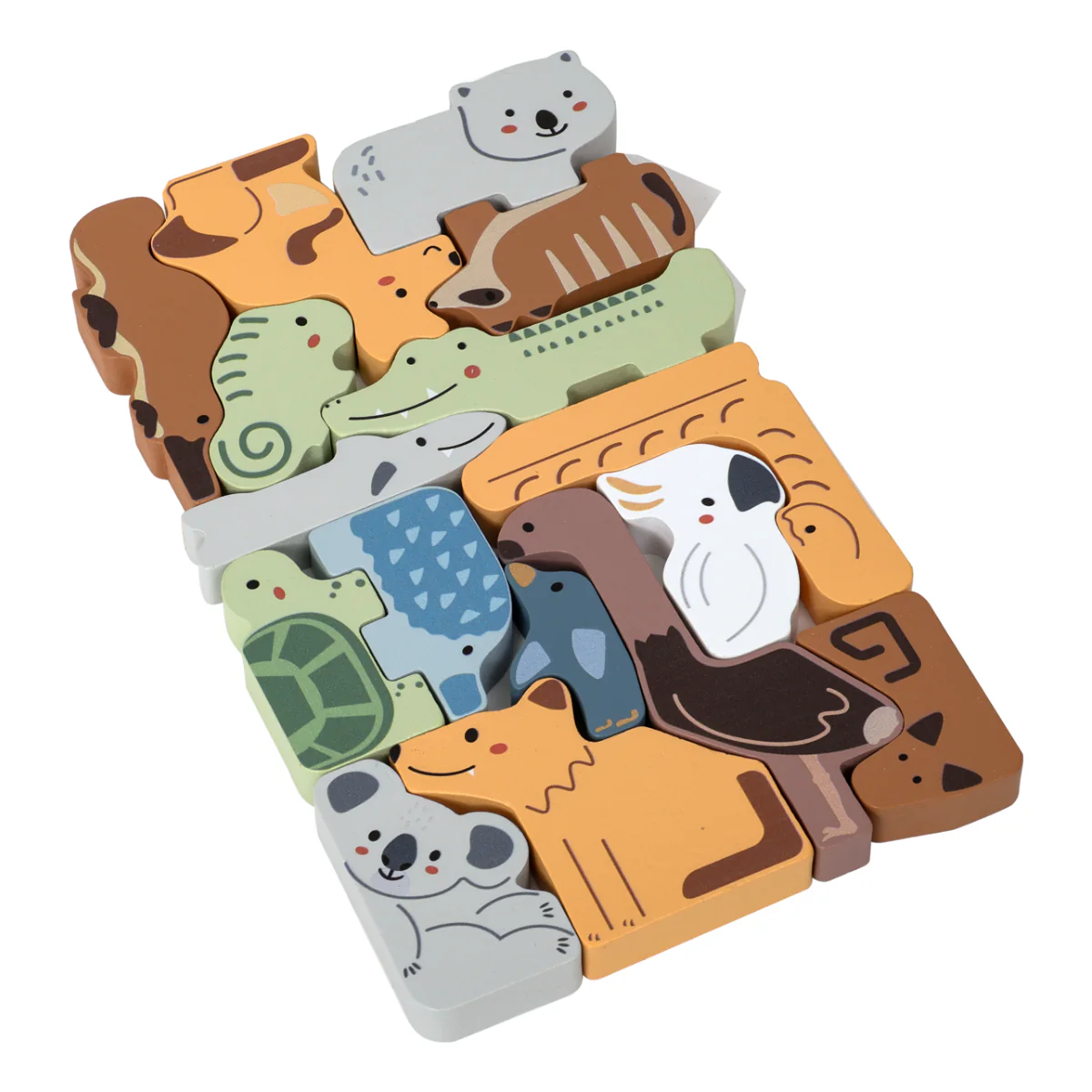 Aussie Animal Stacking Blocks - Coloured - Image 12
