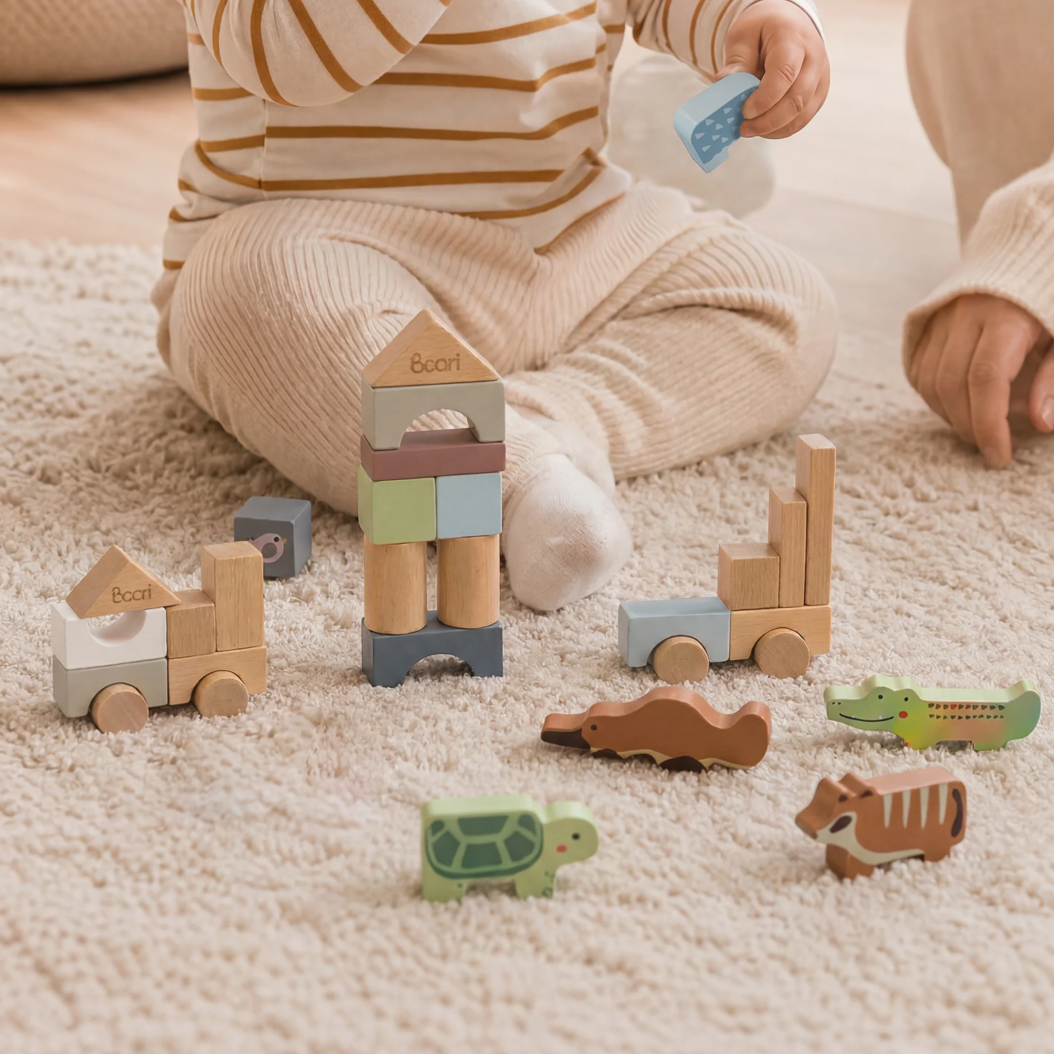 Aussie Animal Stacking Blocks - Coloured - Image 3