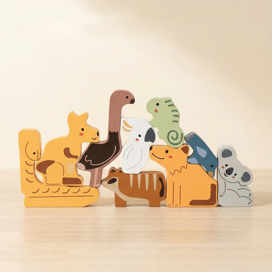 Aussie Animal Stacking Blocks - Coloured - Image 6
