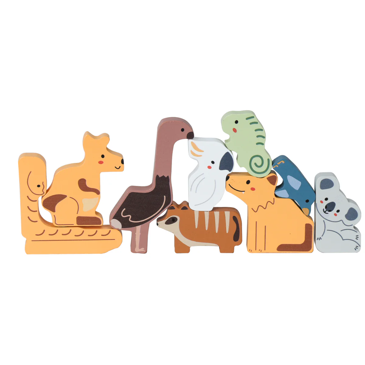 Aussie Animal Stacking Blocks - Coloured - Image 9