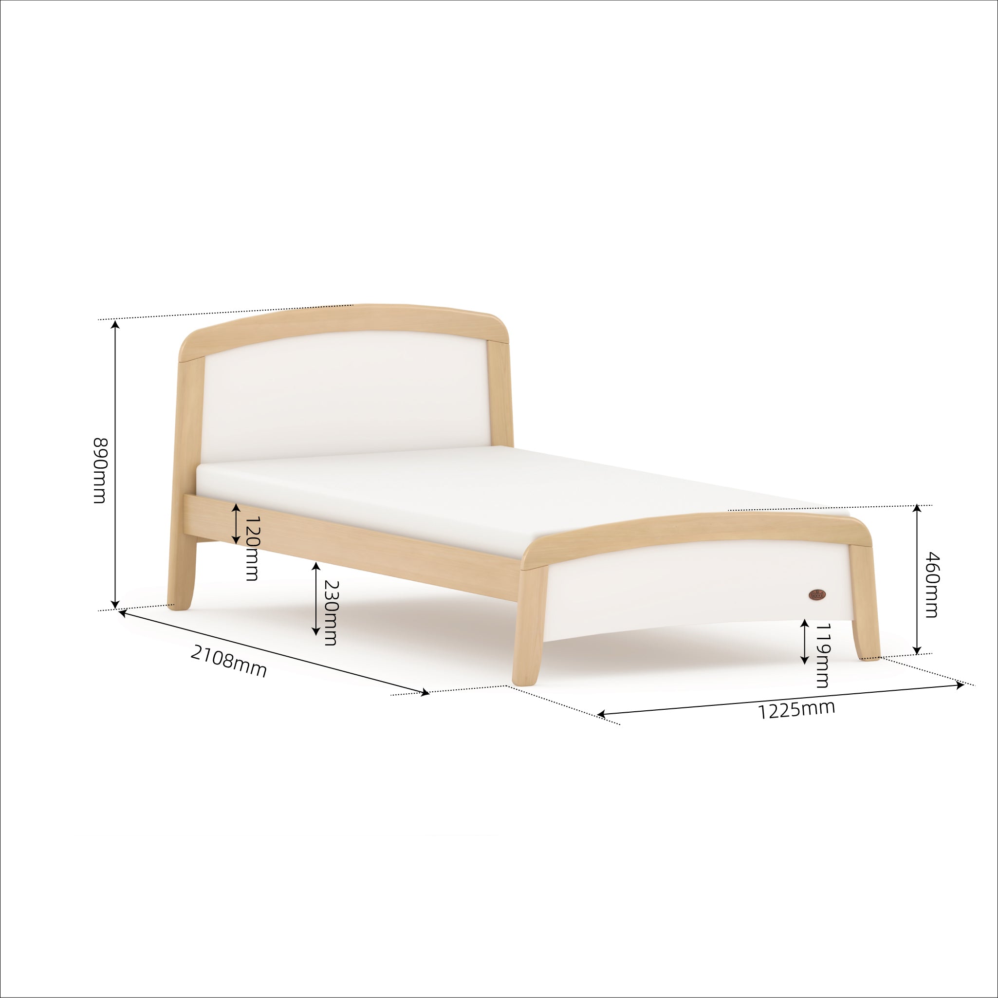 Bronte King Single Bed - Image 2