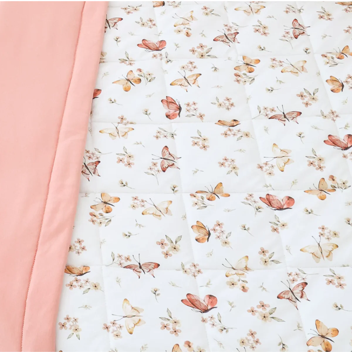 Butterfly Organic Cotton Cot Comforter