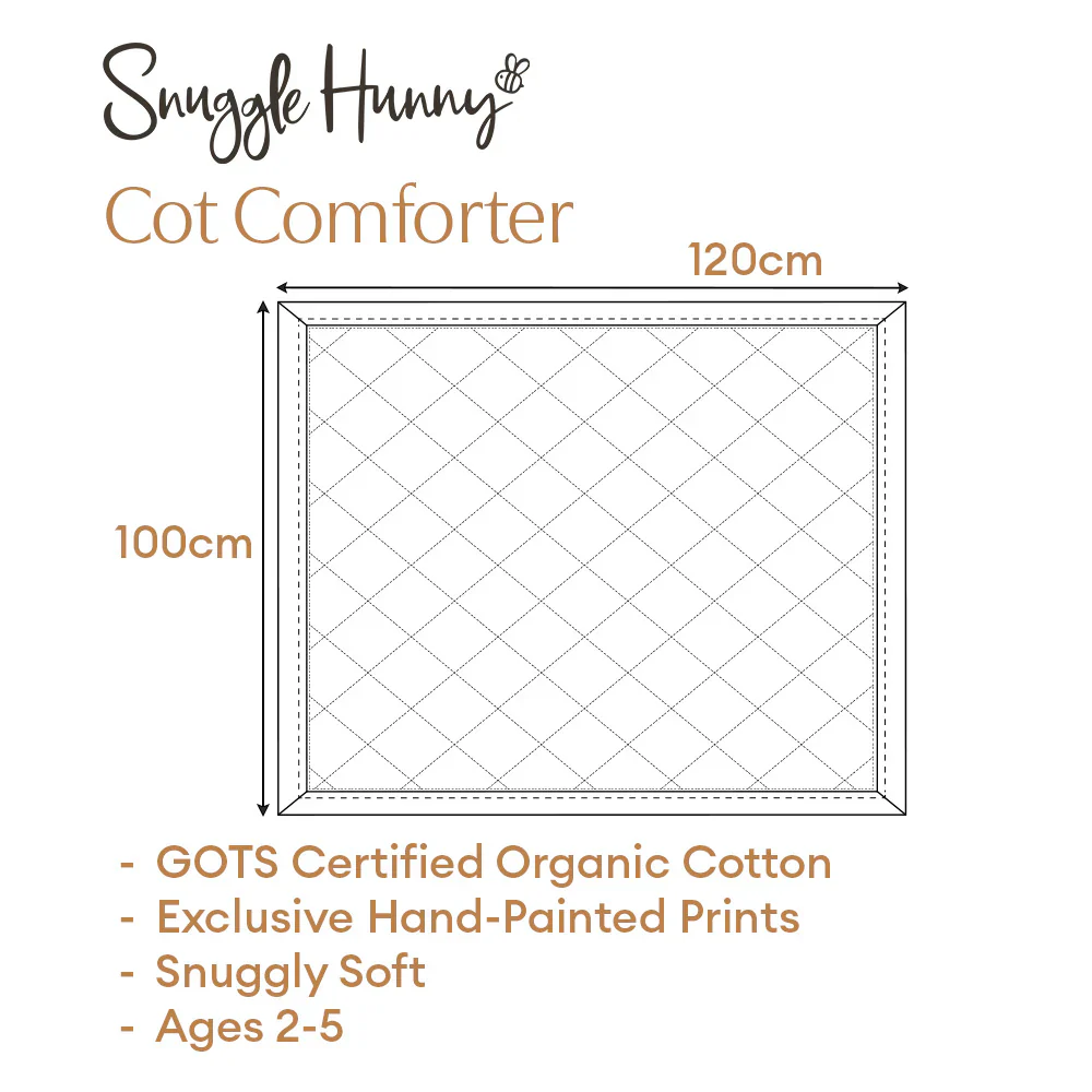 Butterfly Organic Cotton Cot Comforter - Image 5