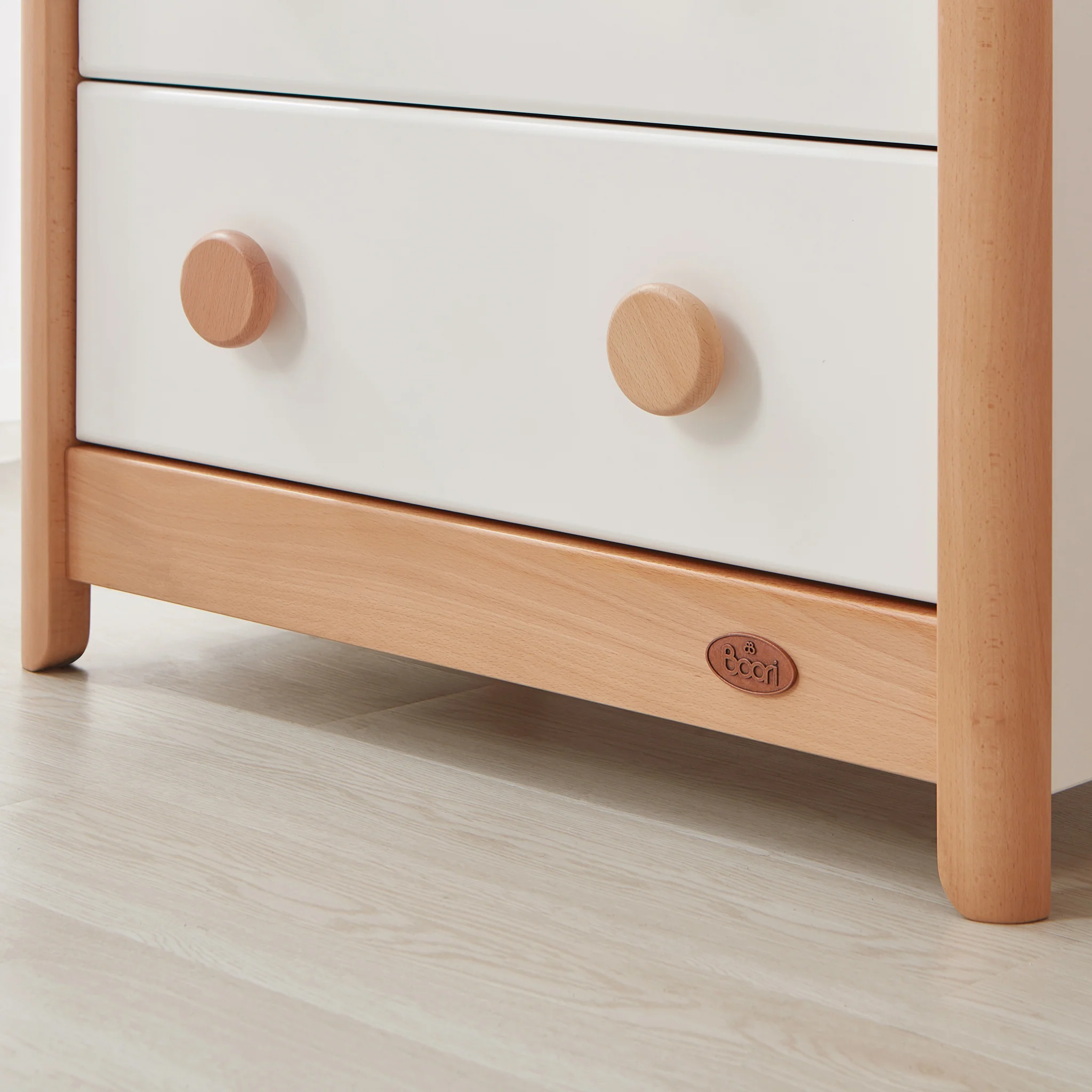 Byron 4 Drawer Chest | Scandi Nursery Dresser - Image 4