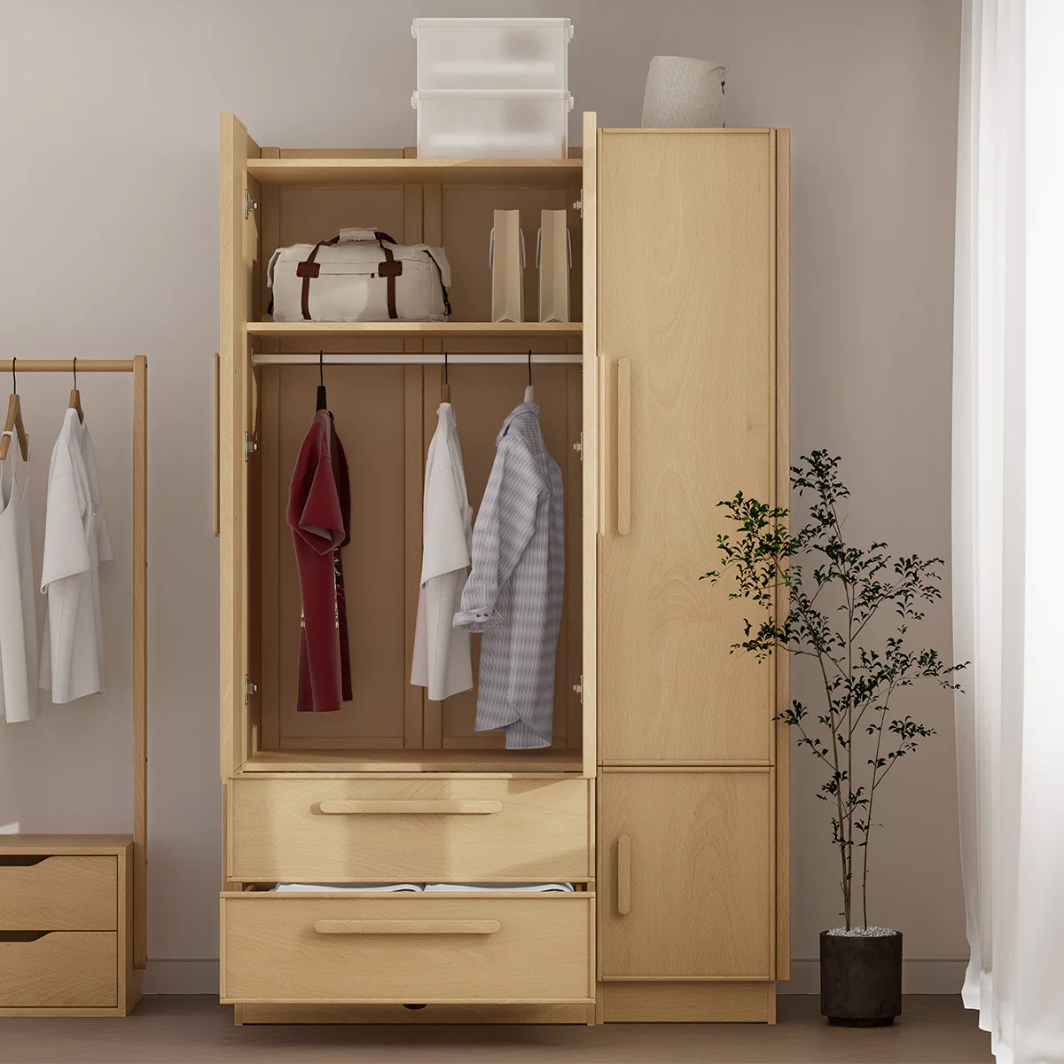 Casa 3 Door Wardrobe - Image 3