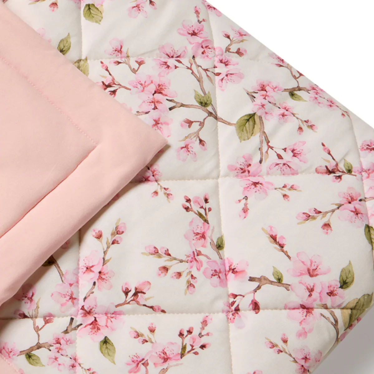 Cherry Blossom Organic Cotton Cot Comforter - Image 5