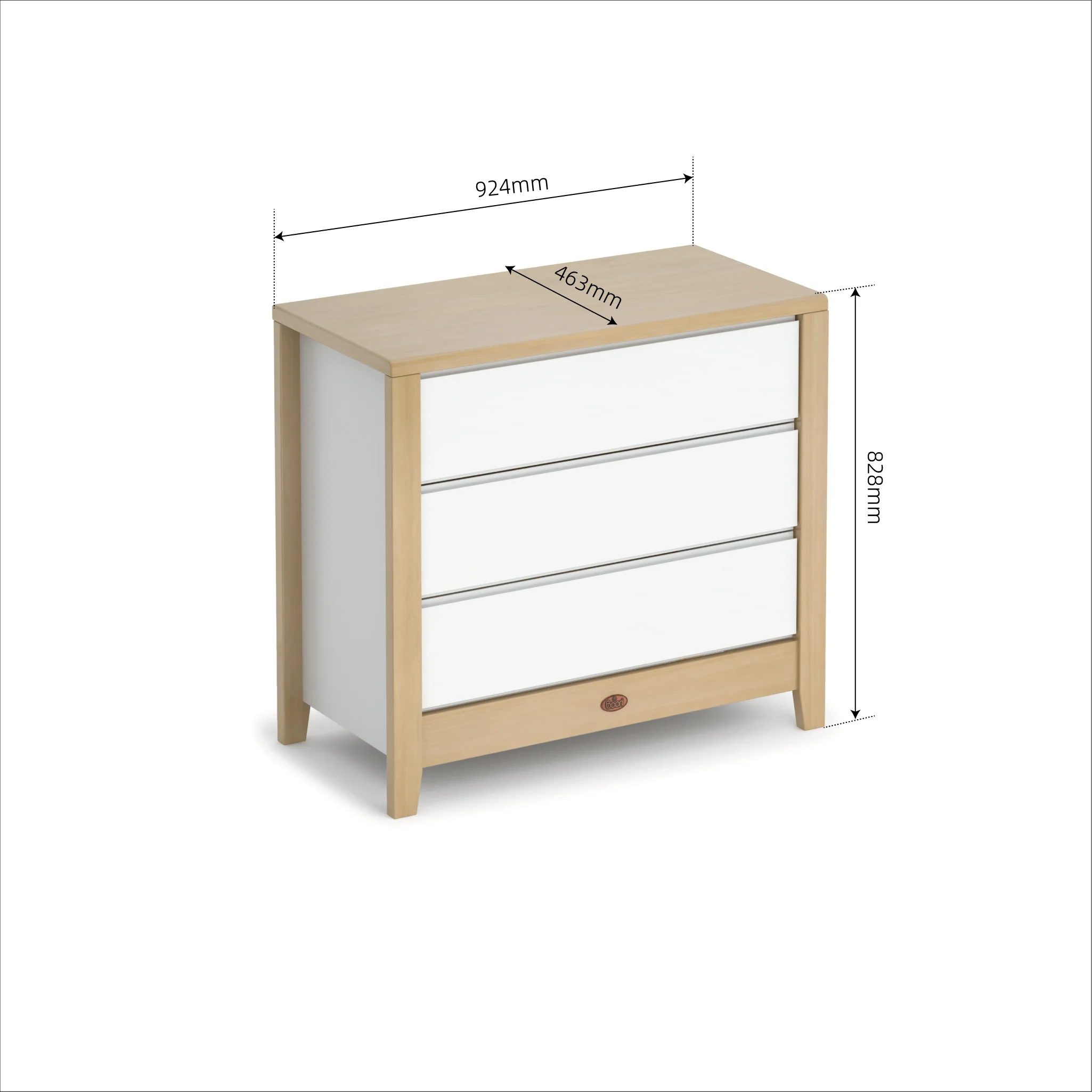 Clovelly 3 Drawer Chest - Image 3