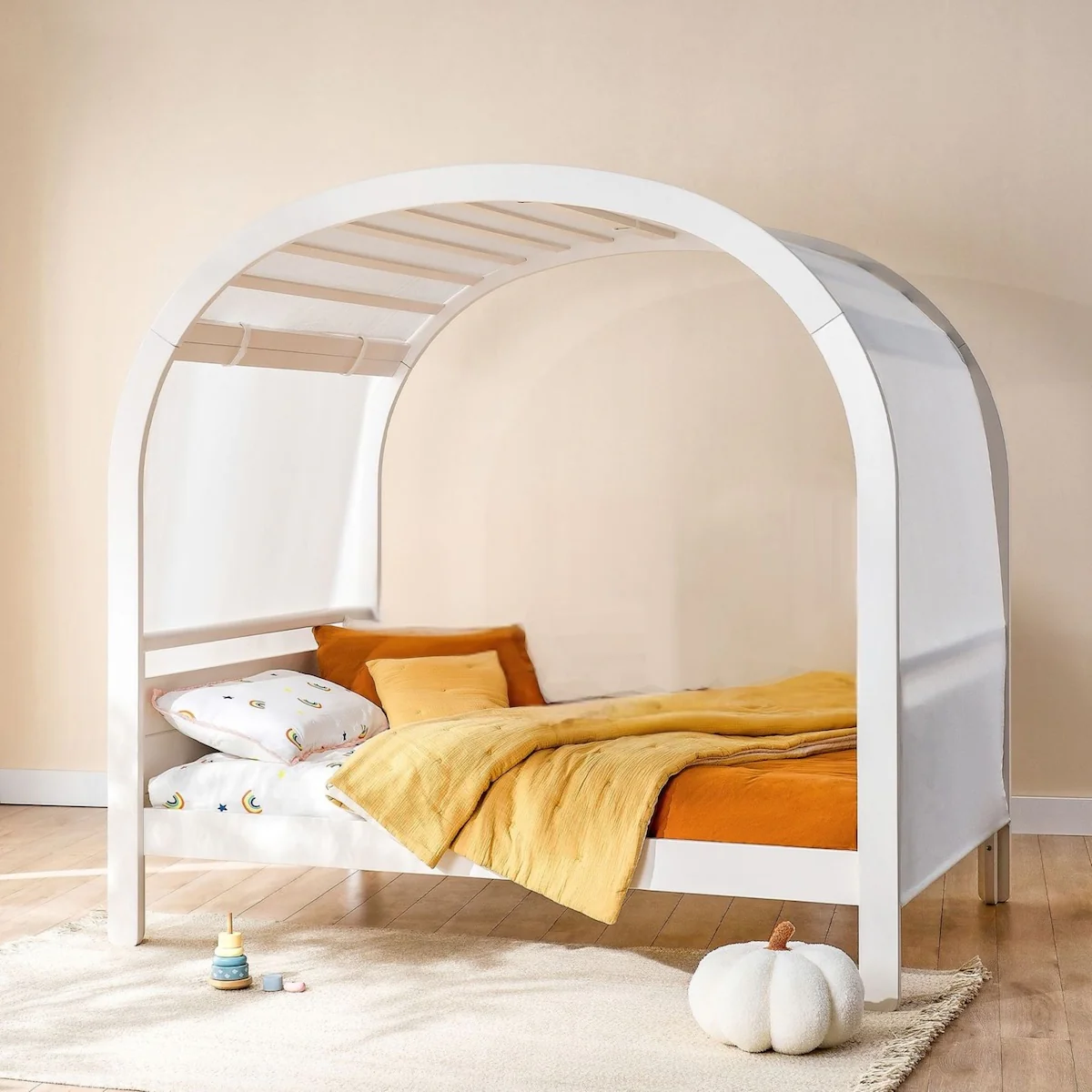Crescent Canopy Double Bed (Clearance)