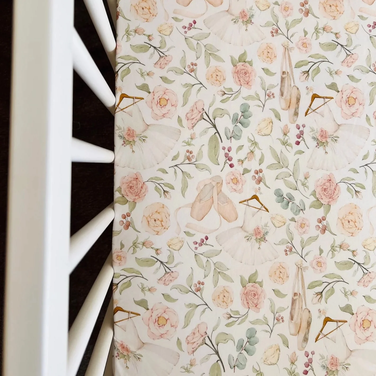 Cuddle Bug Cot Fitted Sheet - Amelia