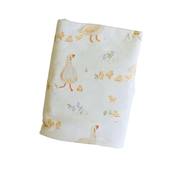 Cuddle Bug Cot Fitted Sheet - Goosey Gander - Image 4