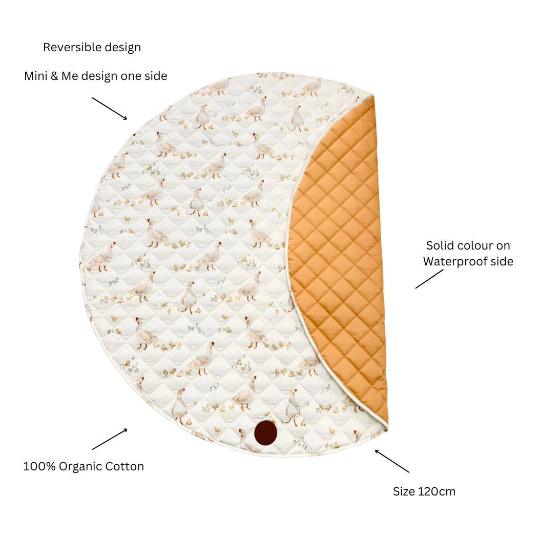 Cuddle Bug Padded Waterproof Playmat - Goosey Gander - Image 3