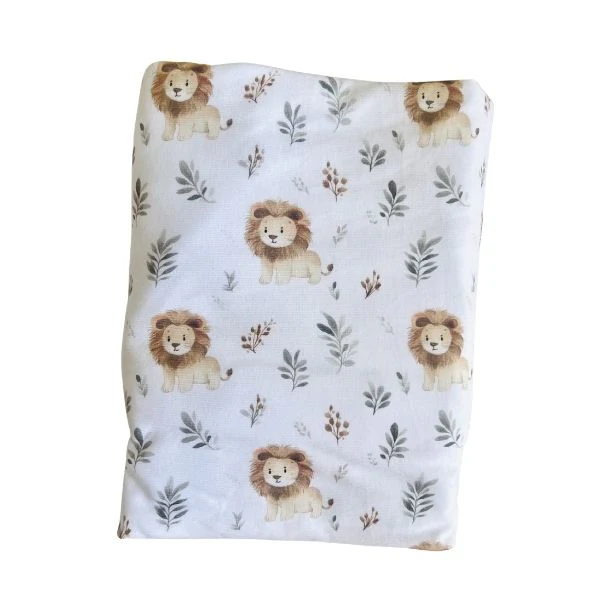 Cuddle Bug Cot Fitted Sheet - Leo Lion - Image 5