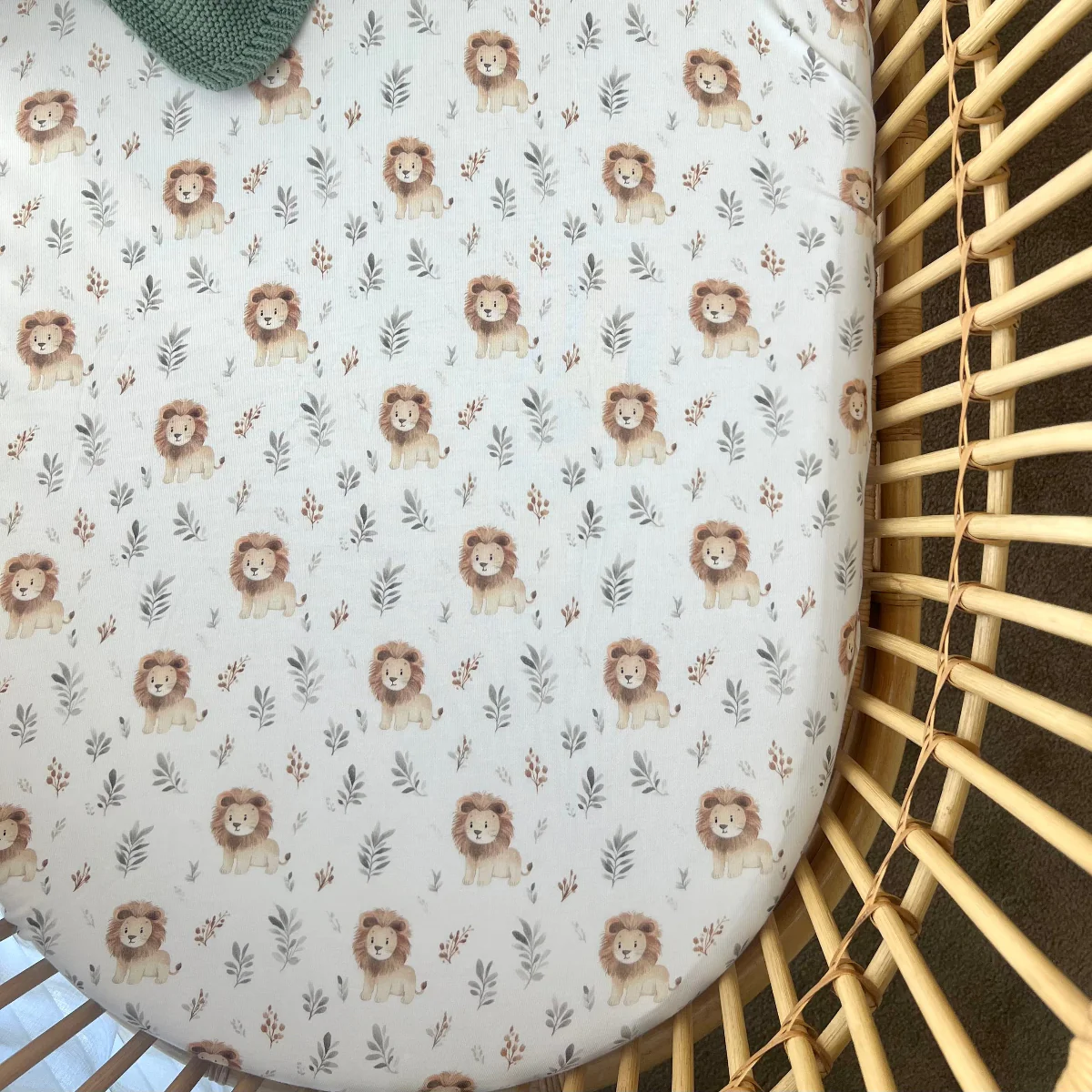 Cuddle Bug Cot Fitted Sheet - Leo Lion - Image 6