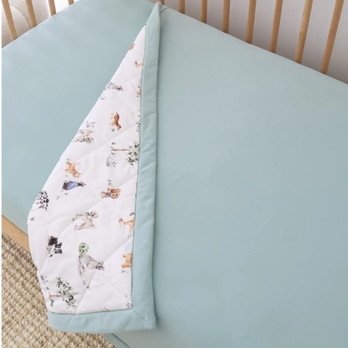 Dog Park Organic Cotton Cot Comforter - Image 4