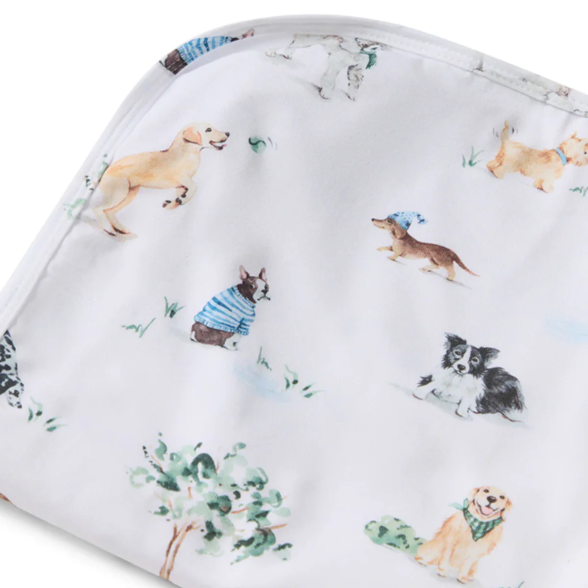 Dog Park Organic Jersey Wrap & Beanie Set - Image 5
