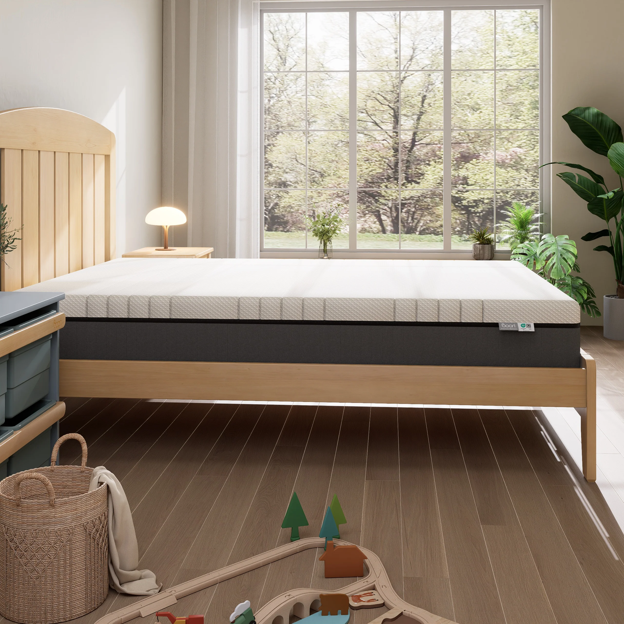 Double Lux Pocket Spring Mattress 190 x 136 x 26cm - Image 9
