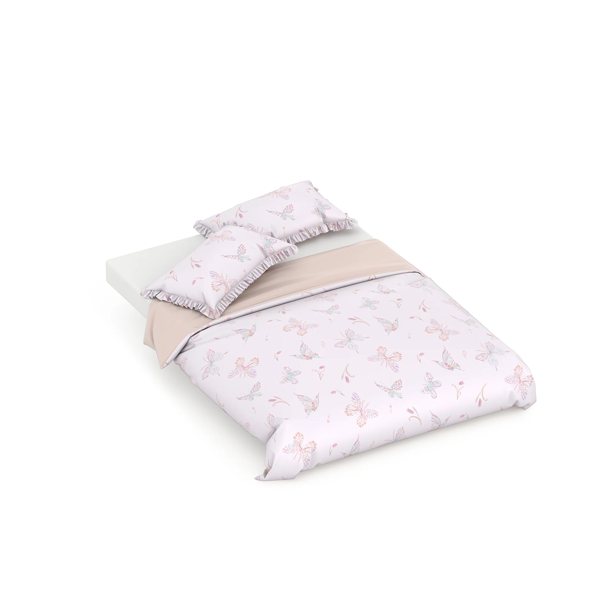 Dreamy Butterfly Double Quilt Cover Set - Image 3