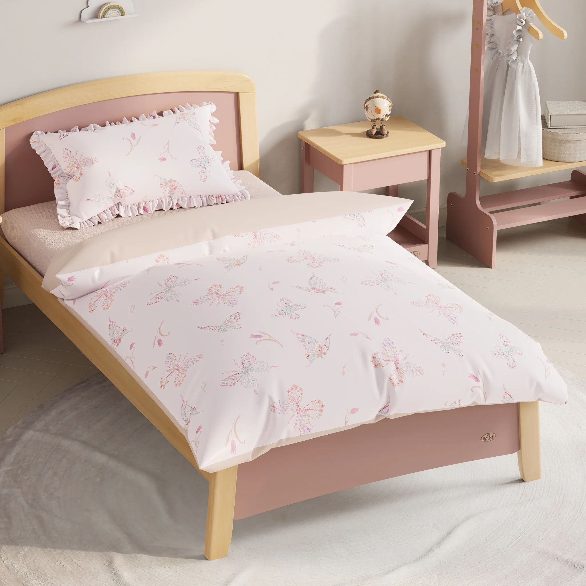 Dreamy Butterfly Single Quilt Cover Set - Image 2