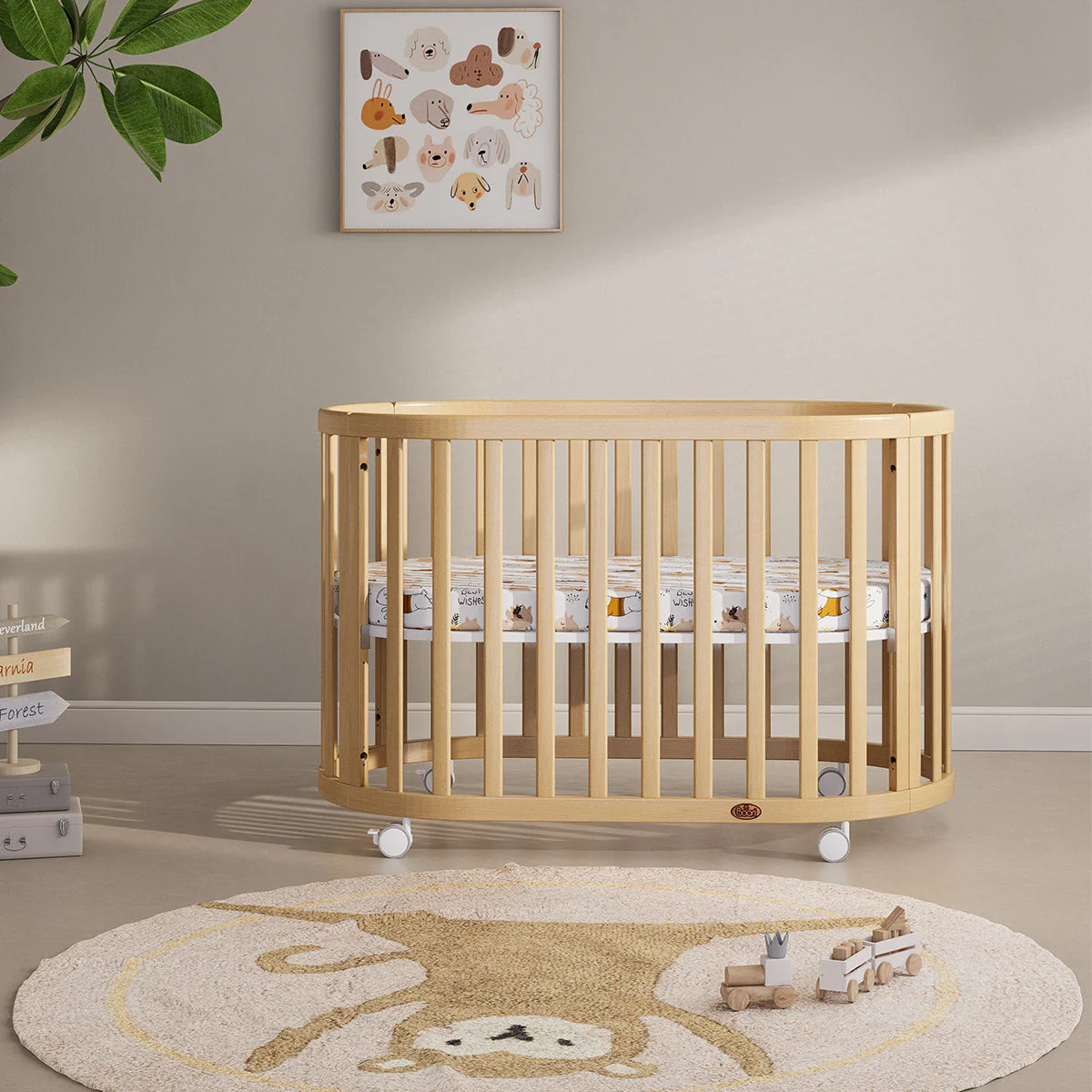 Eden Oval Cot