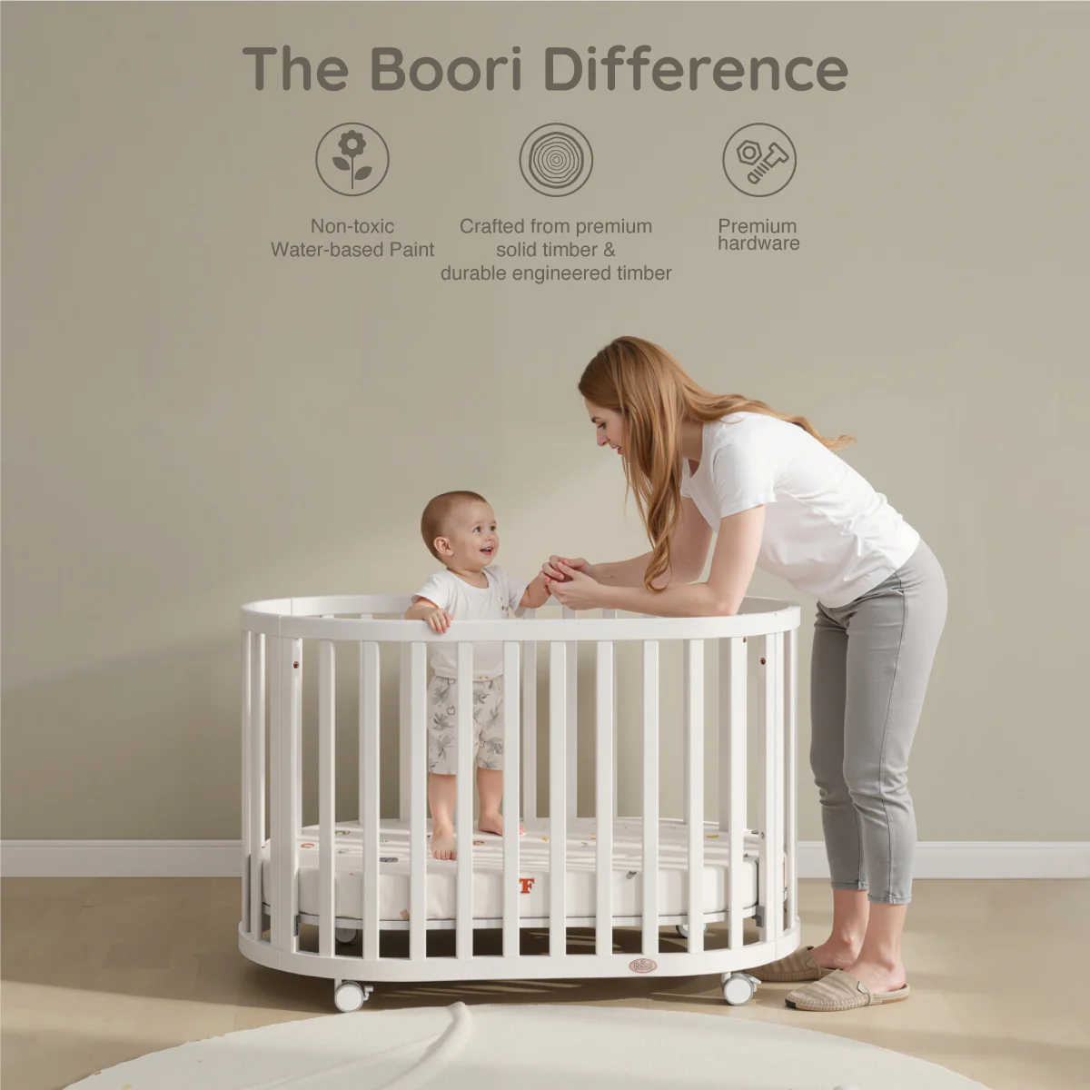 Eden Oval Cot - Image 11