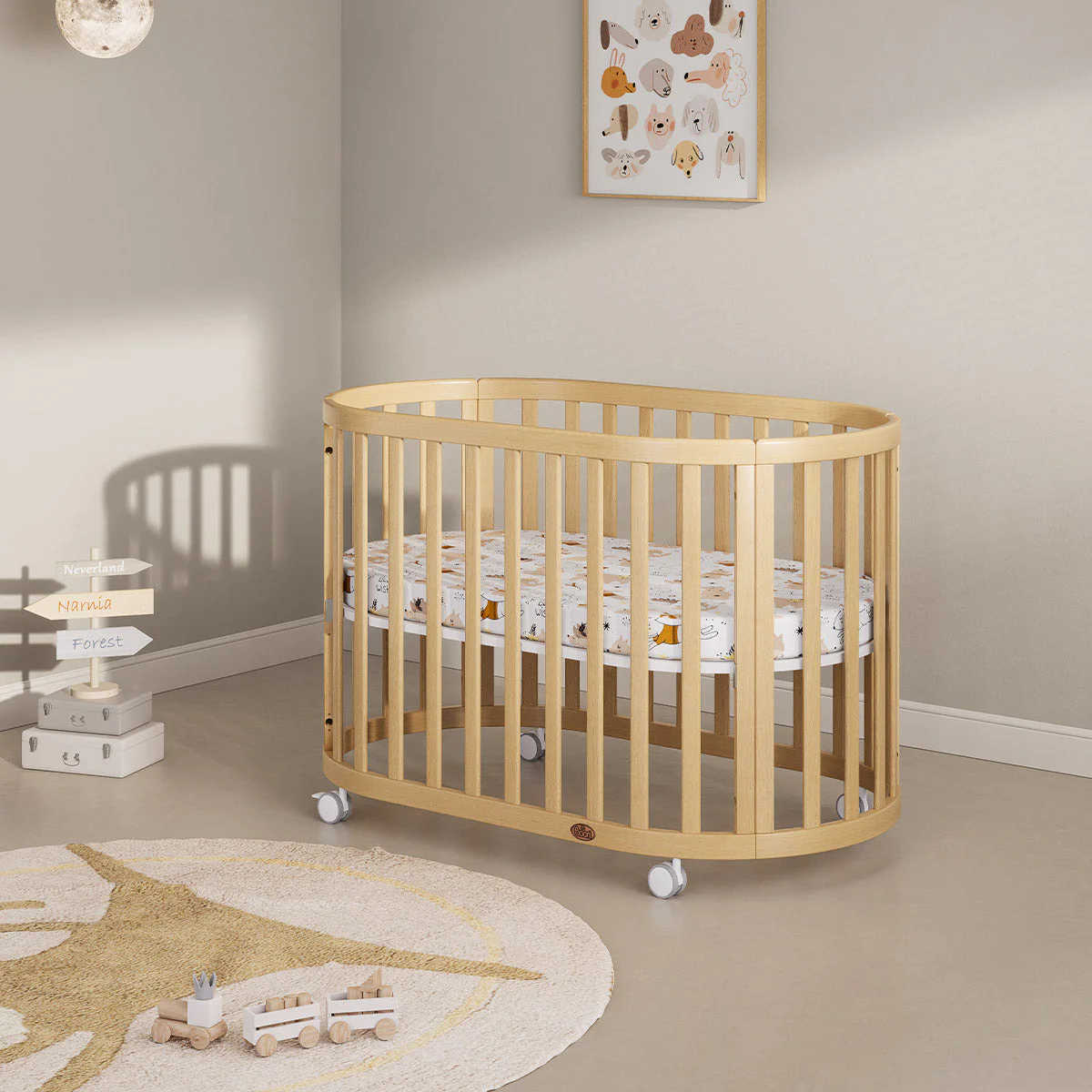 Eden Oval Cot - Image 16