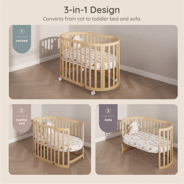 Eden Oval Cot - Image 2