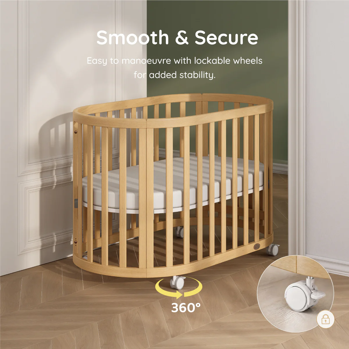 Eden Oval Cot - Image 3