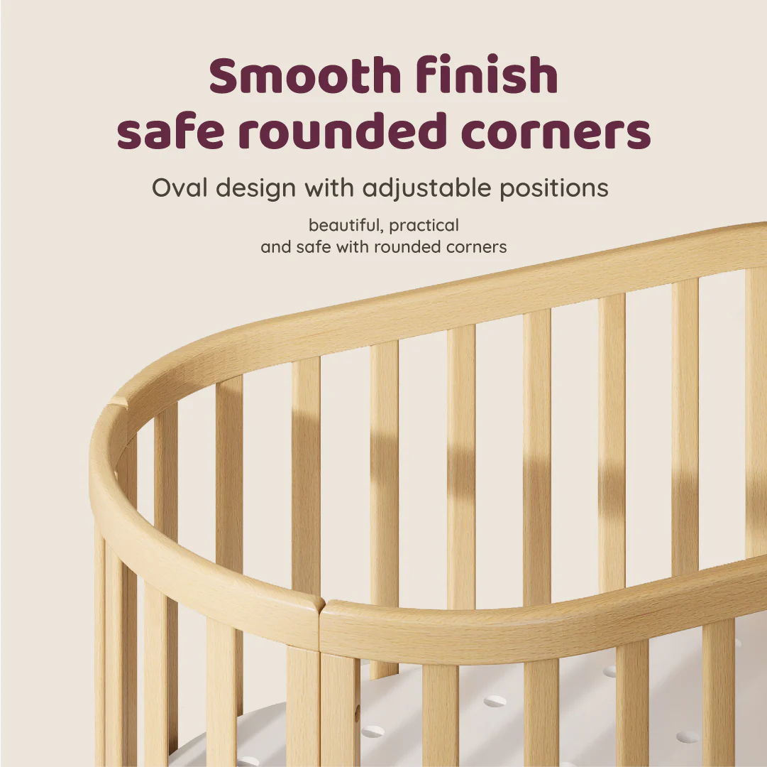Eden Oval Cot - Image 5