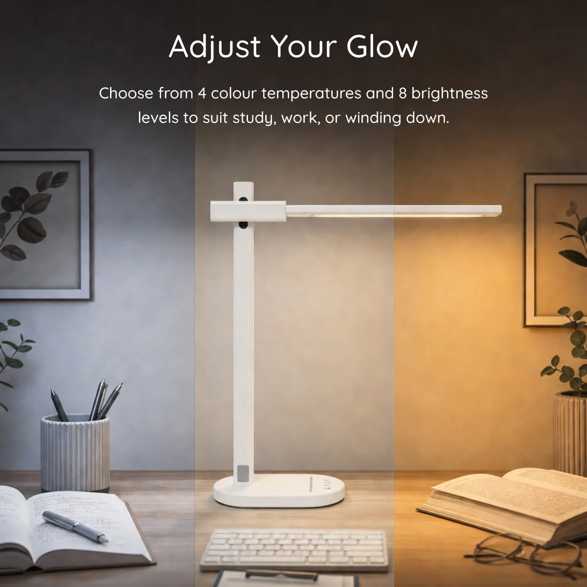 Elio LED Desk Lamp | Dimmable Study & Desk Lighting - Image 3