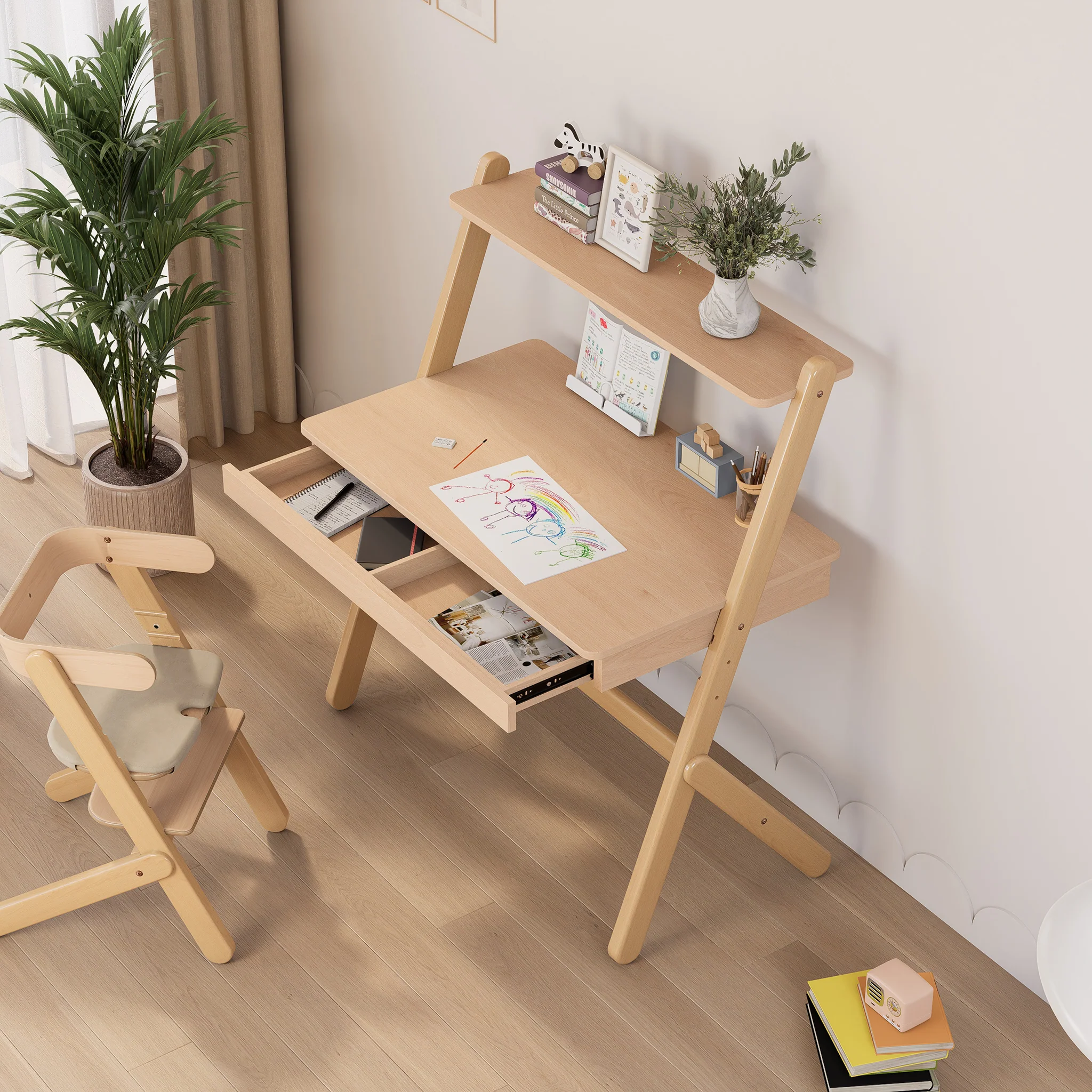 Elite Study Desk V25 - Adjustable Height Modern Workstation - Image 11